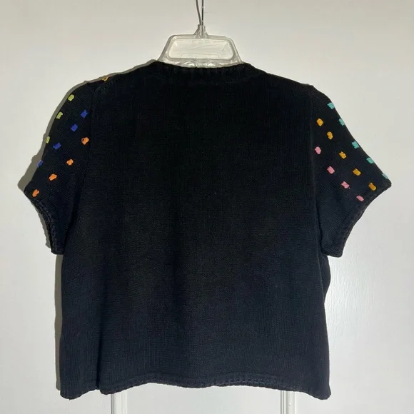 Michael Simon Authentic Vintage Cardigan with Colorful Embroidery - Picture 5 of 8